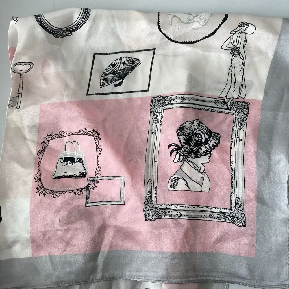 Unbranded 100% Silk Scarf 25